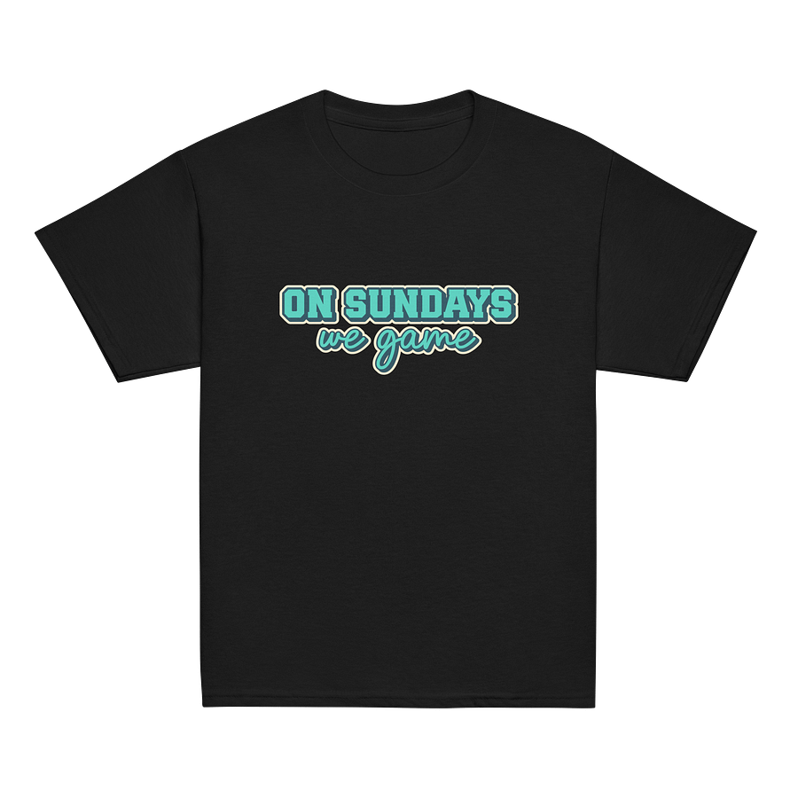 On Sundays We Game Kids T-Shirt product image (2)