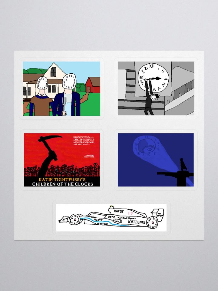 American Gothic, Safety Last, Children of the Corn, Batman, F1 Clock Stickers product image (1)