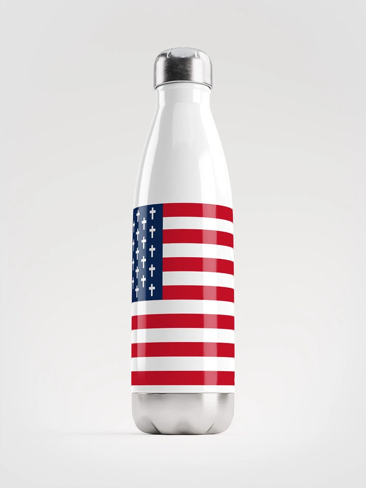 Crosses & Stripes Water Bottle product image (1)
