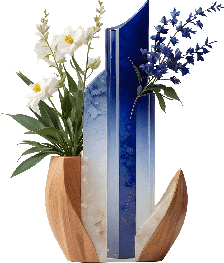 Ocean's Grace – Vase scene creator png product image (1)