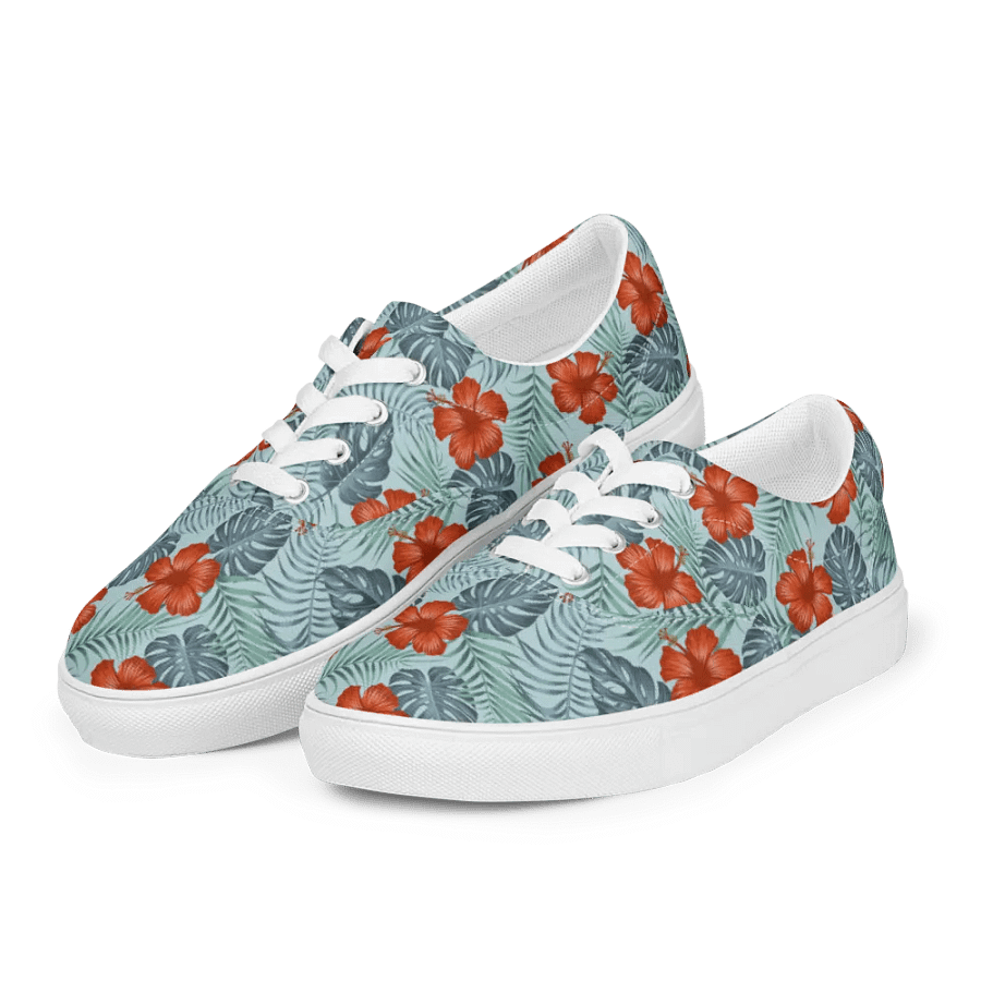 Palm Paradise | Men's Lace-Up Canvas Shoes product image (7)
