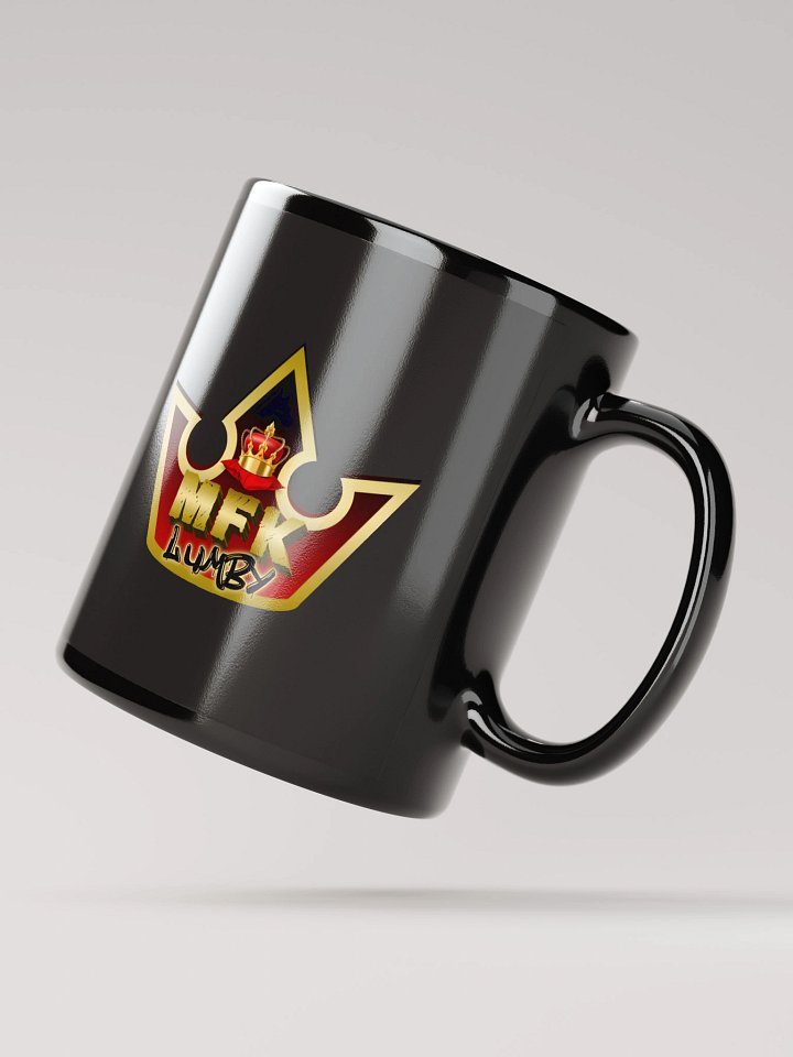 MADE FROM KINGS - LUMBY GLOSSY BLACK MUG product image (4)