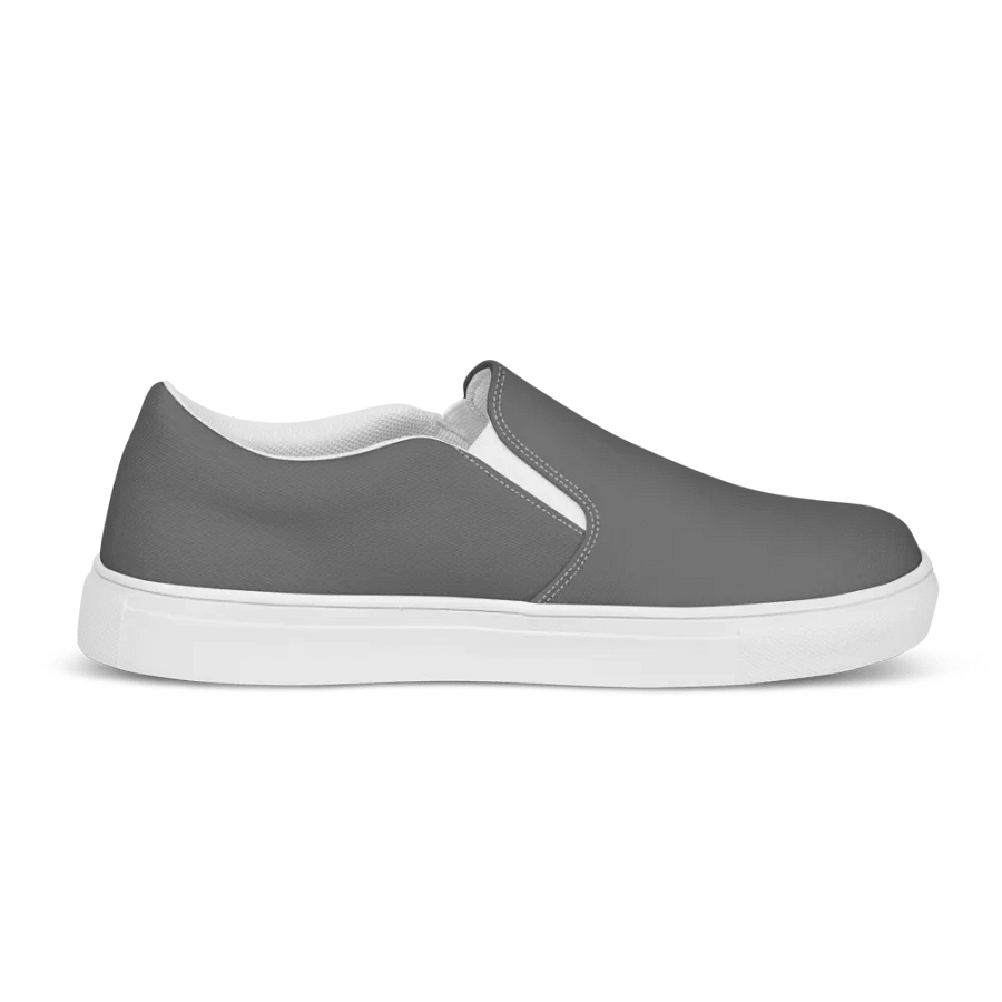 Men's Slip-On Canvas Shoes - Grey product image (10)