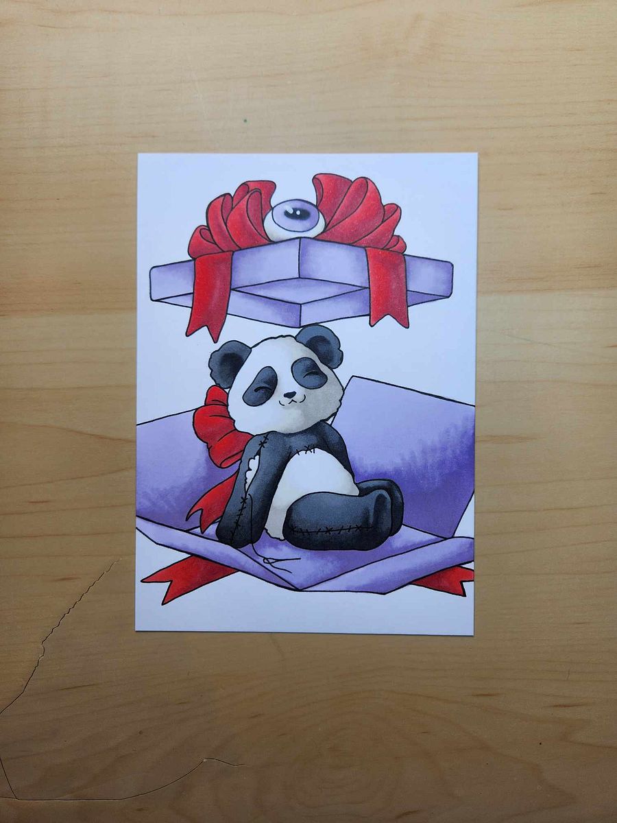 Dessin original Noël Panda product image (2)