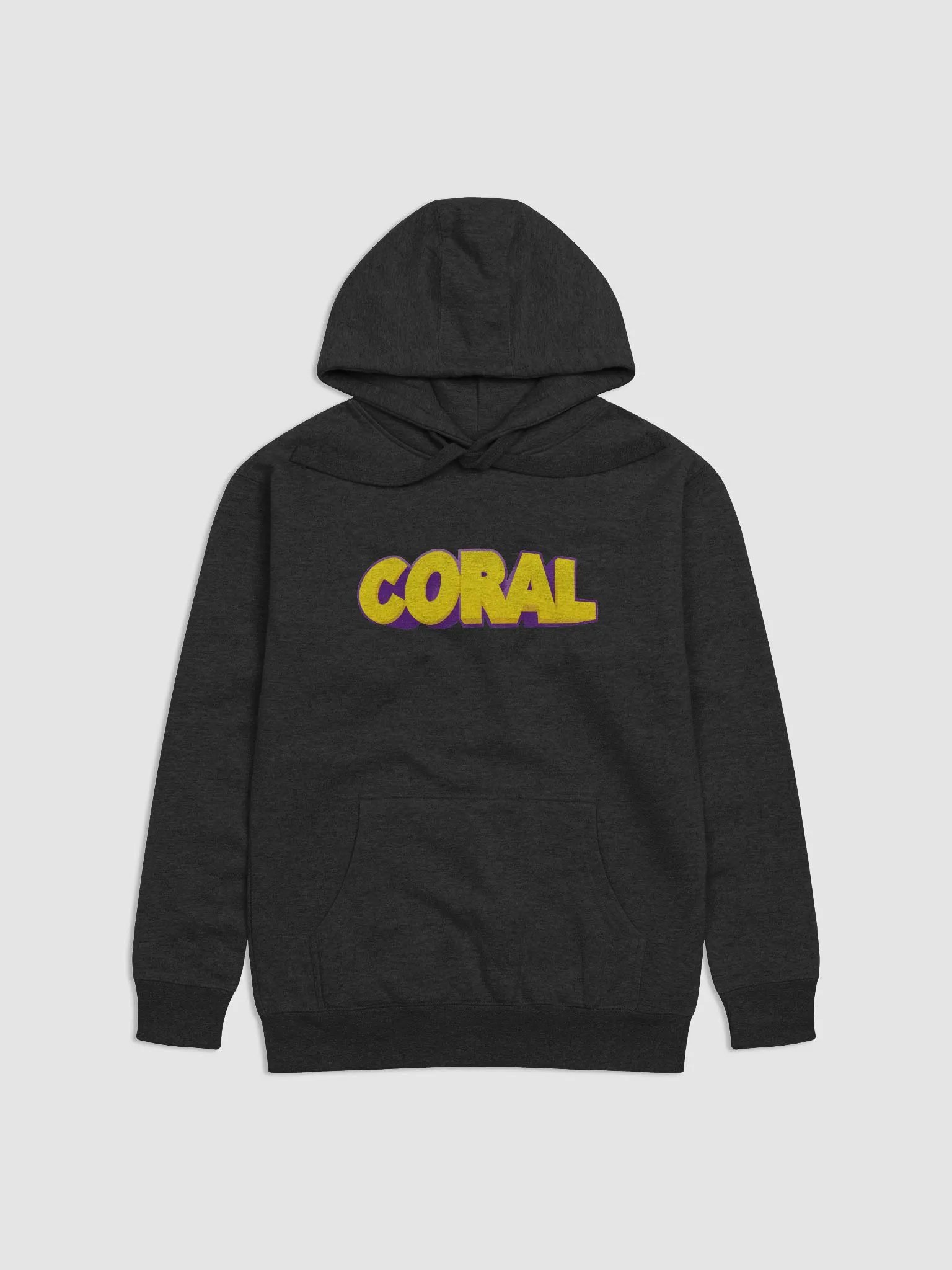 Coral Hoodie (Big Logo) product image (1)
