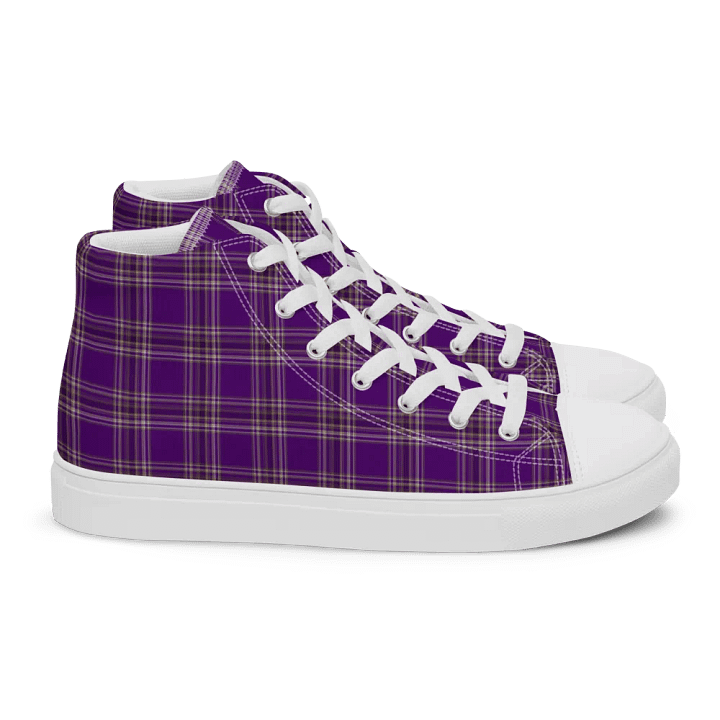 Men's Plaid Fusion High Top Shoes product image (2)