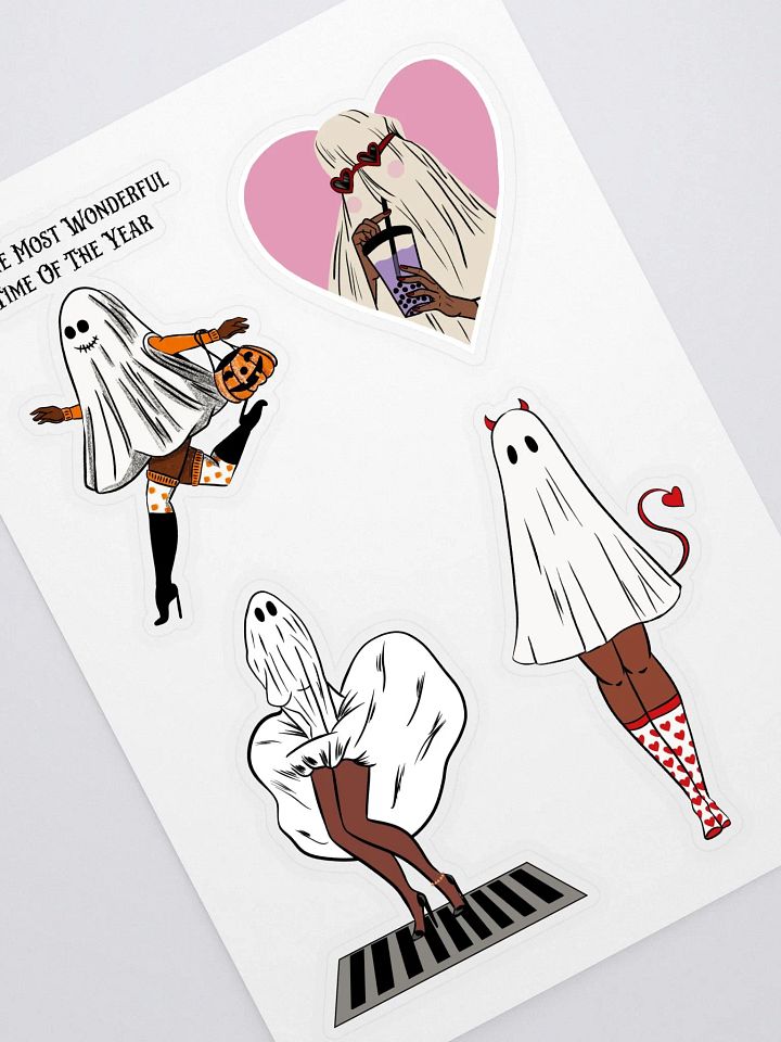 Sheet Ghost Sticker Sheet product image (1)
