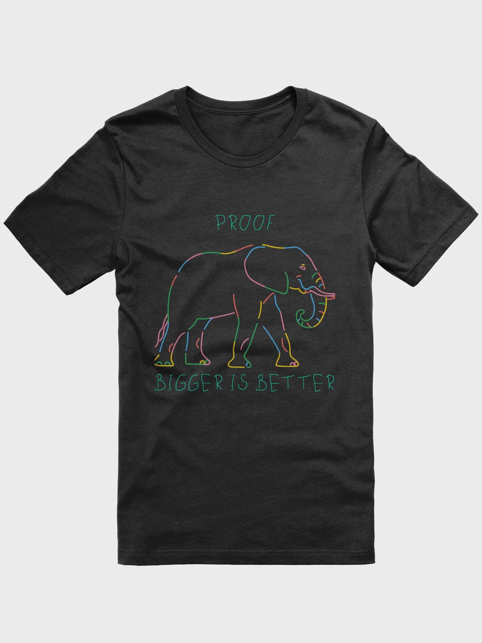 Vibrant Elephant Proof Tee product image (2)