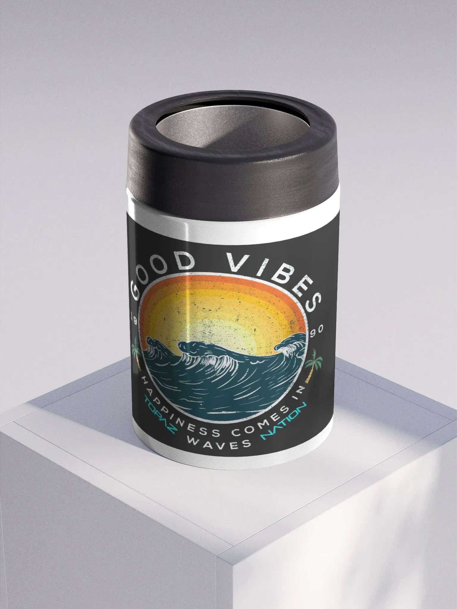 Topaz Nation Stainless Steel Koozie product image (1)