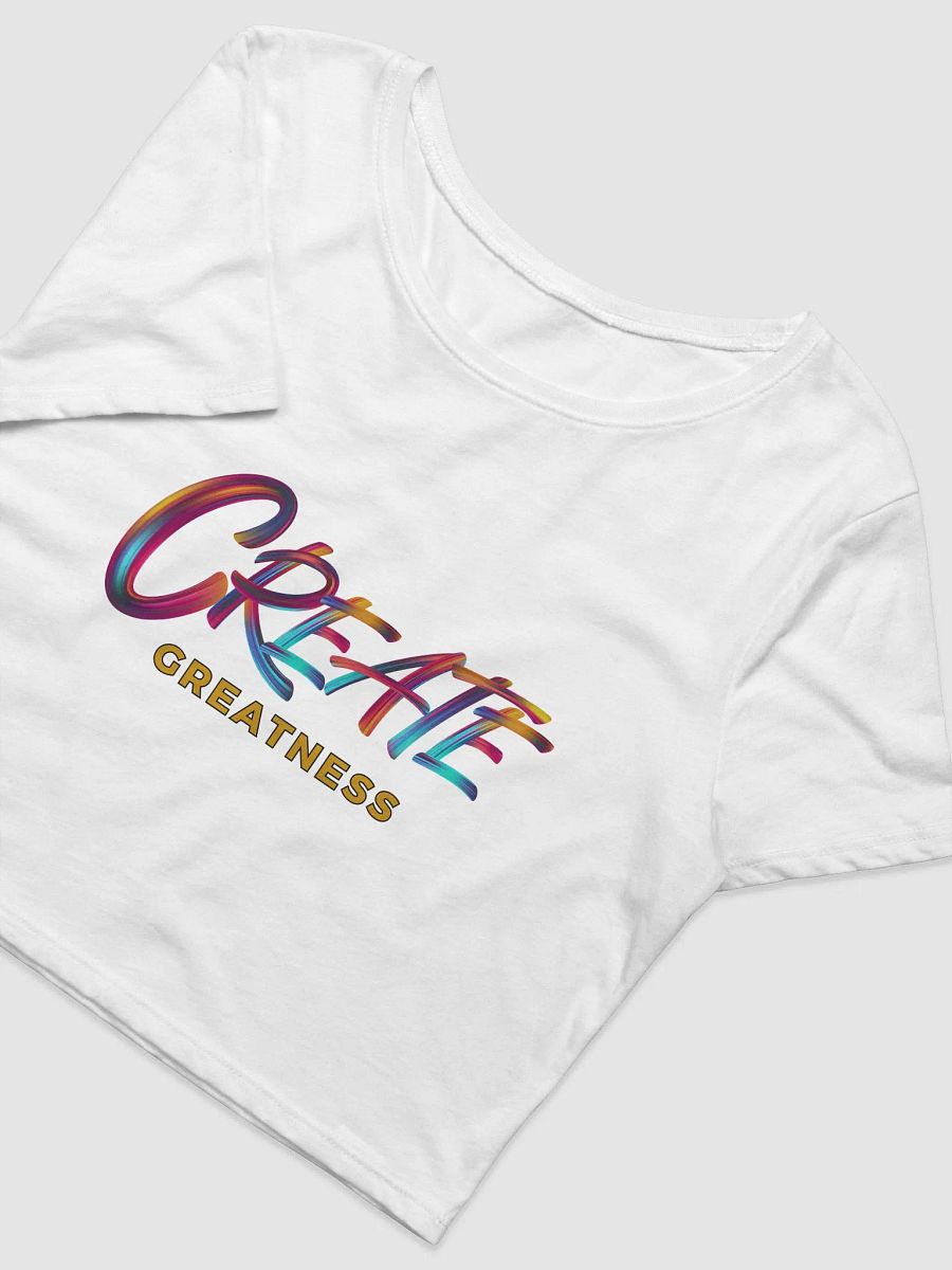Create Greatness Women's Crop Tee product image (27)