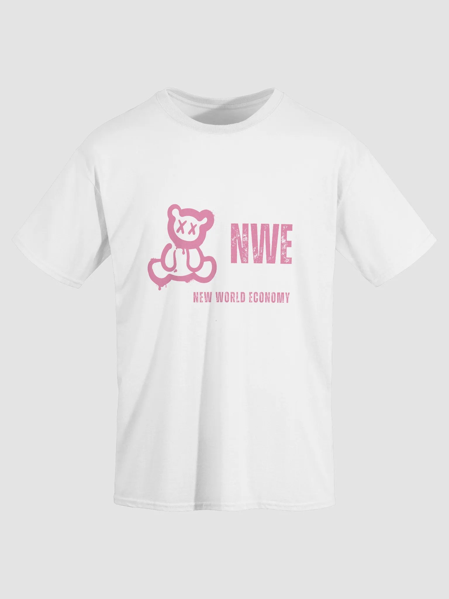 Camiseta NWE Teddy Bear Rosa – Streetwear Unisex 100 % Algodón product image (3)