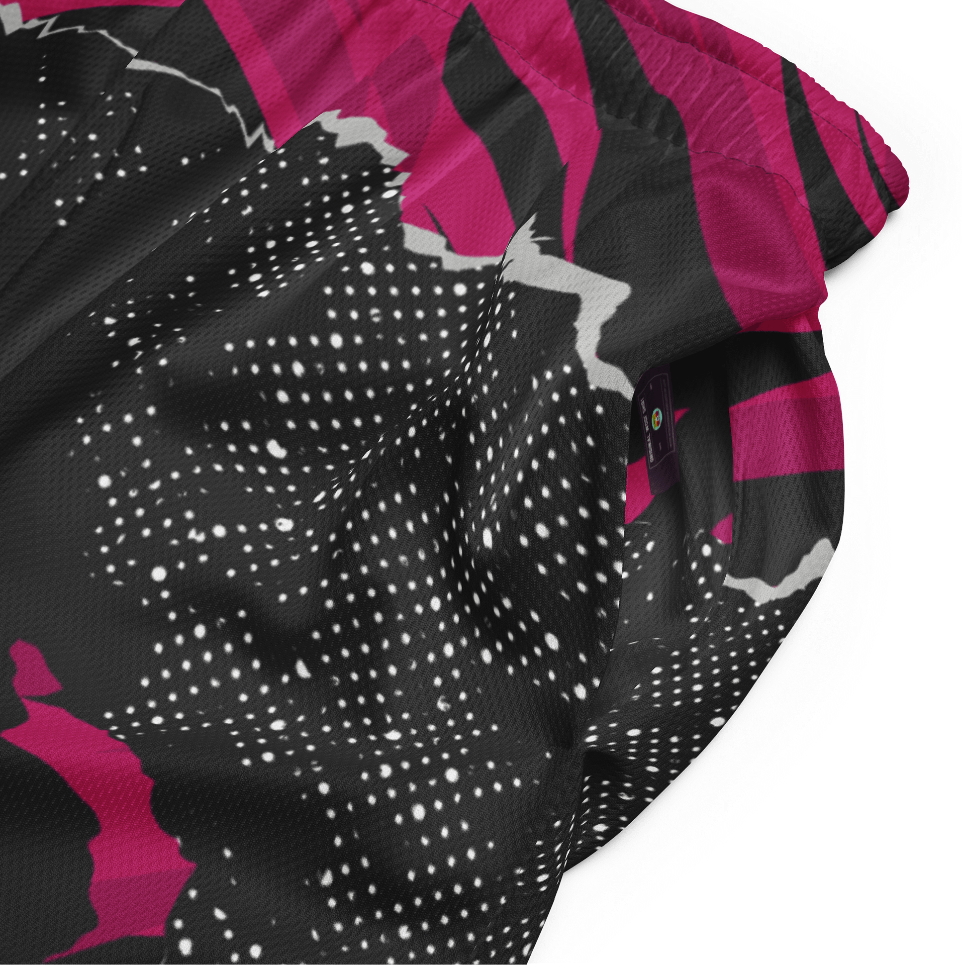 Purple Flash | Recycled Unisex Mesh Shorts product image (8)