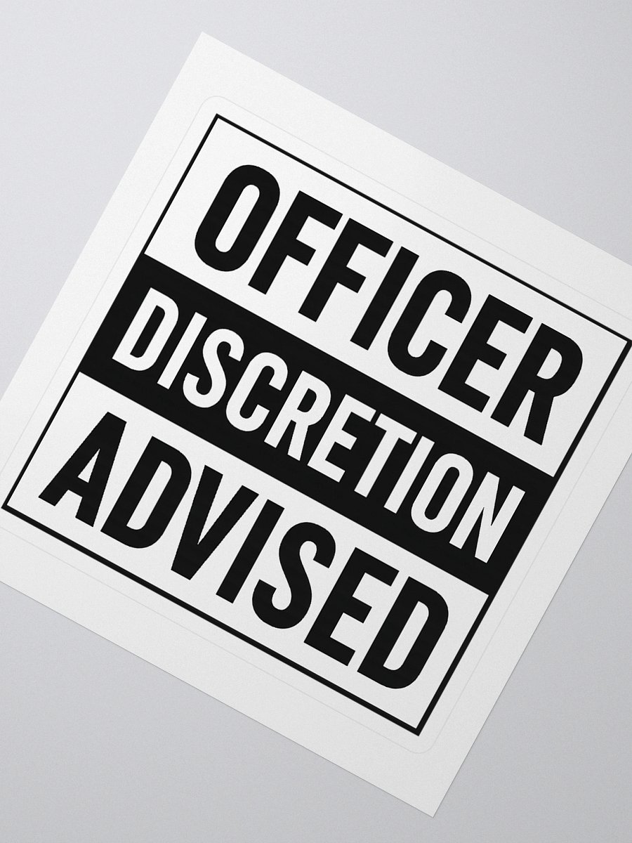 Undercover Warning Stickers product image (2)