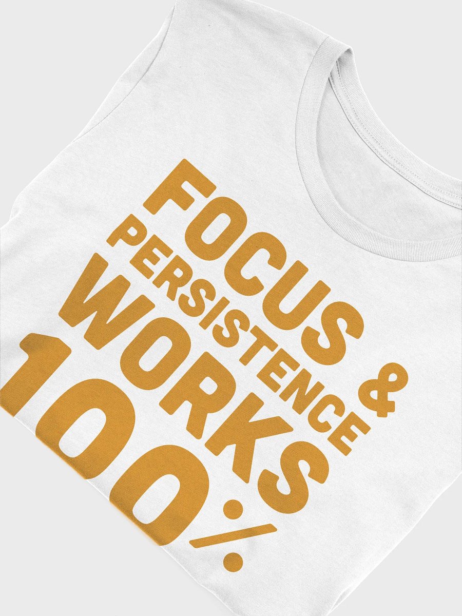 Luxo-Life Focus & Persistence T-Shirt product image (5)
