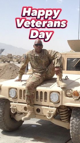 🫡 To all my veteran brothers and sisters I salute you and I embrace you. Proud to have been able to serve. 👊🏾 #happyveteransday