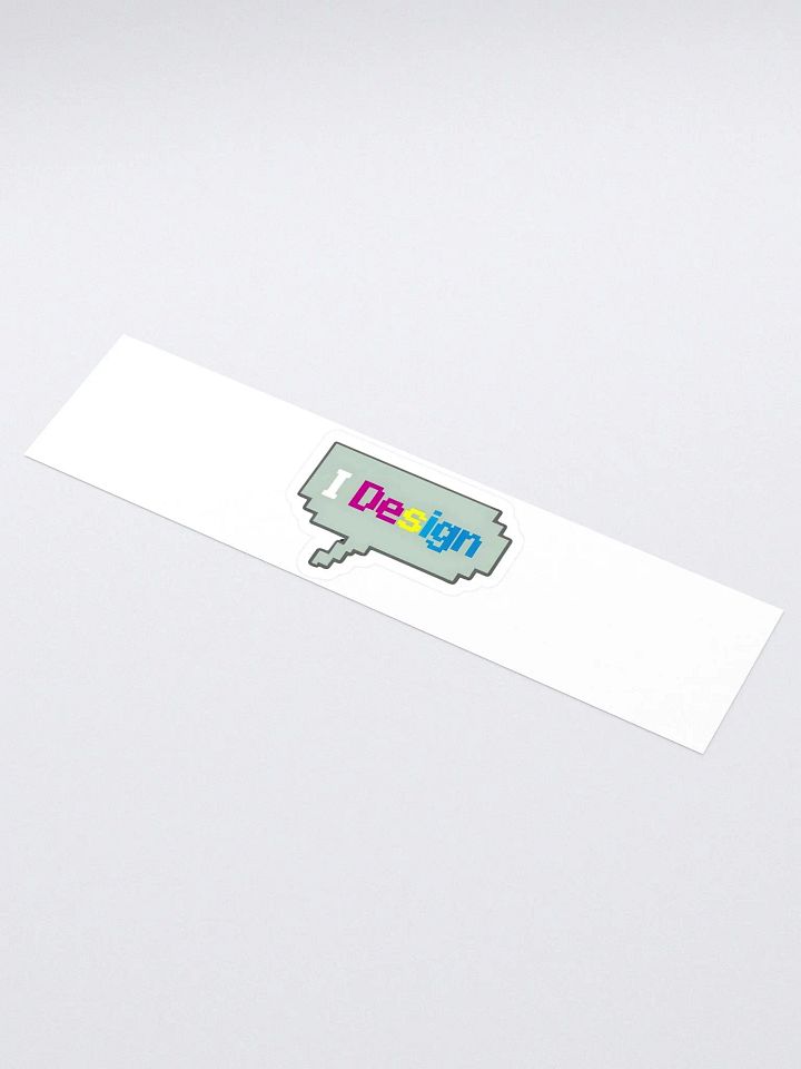 Pixelated Design Bubble Kiss Cut Stickers product image (1)