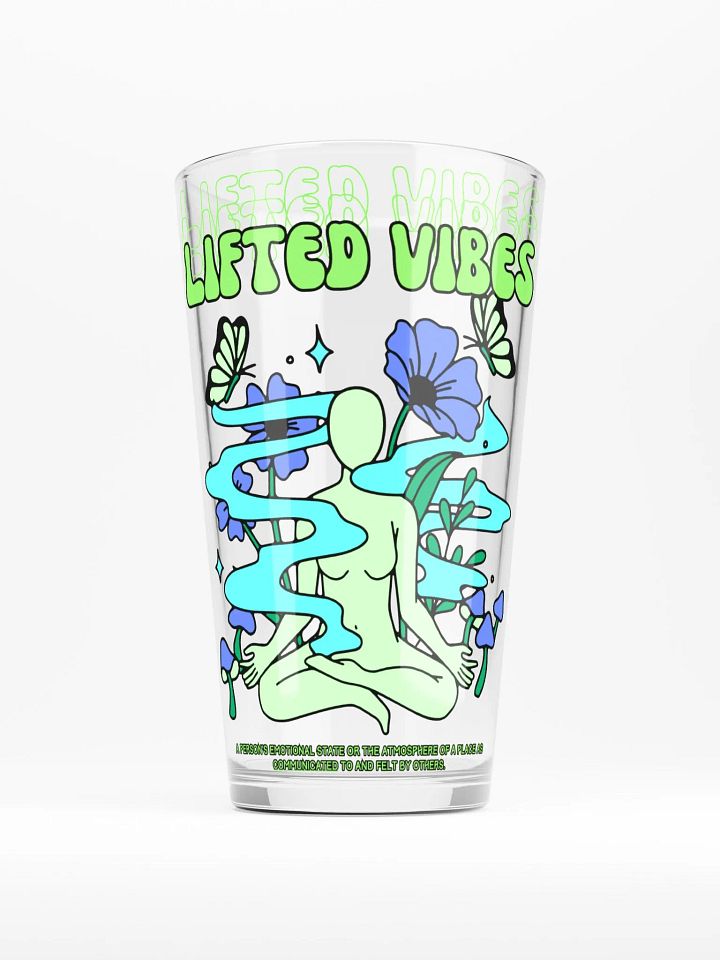 Lifted Vibes Meditation Glass product image (1)