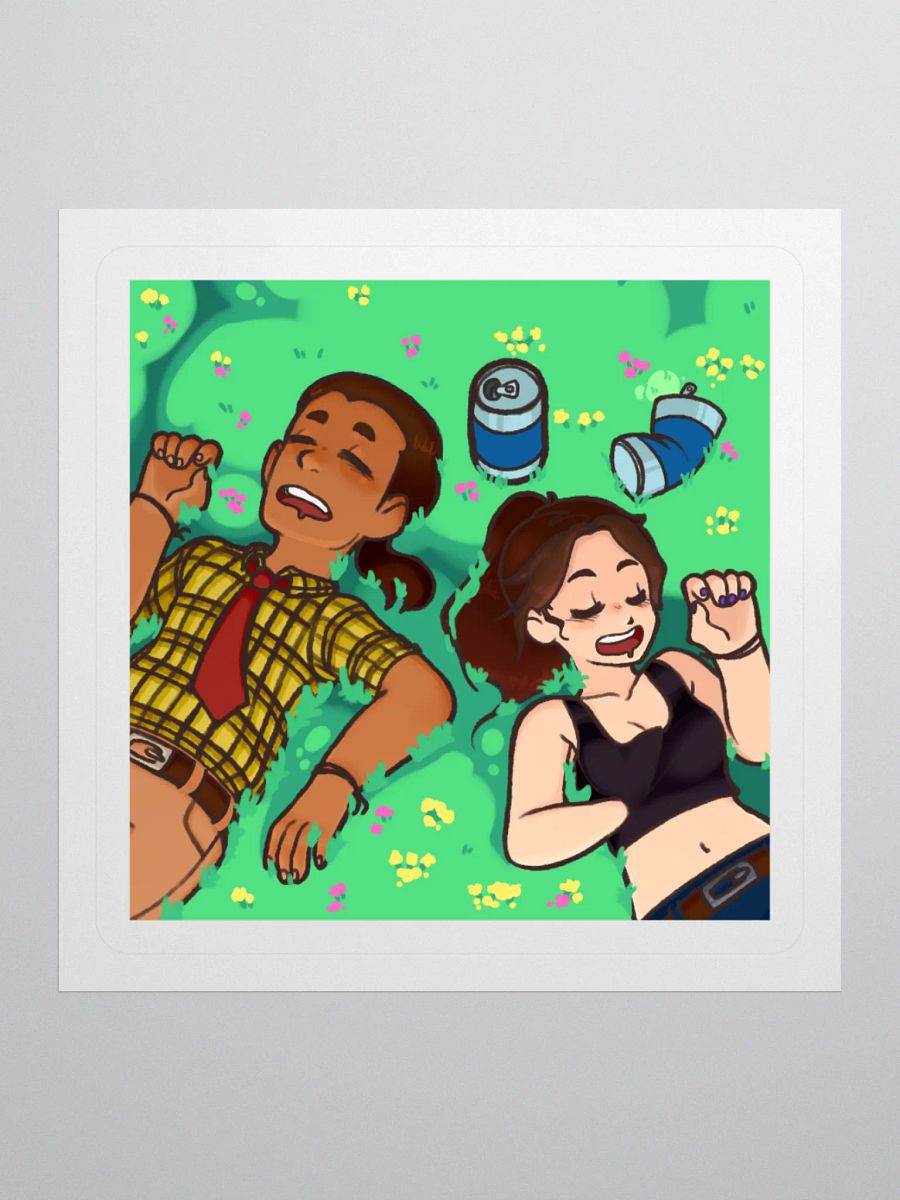 “Moment Before the Rot” – Crow + Layla Kisscut Sticker product image (1)