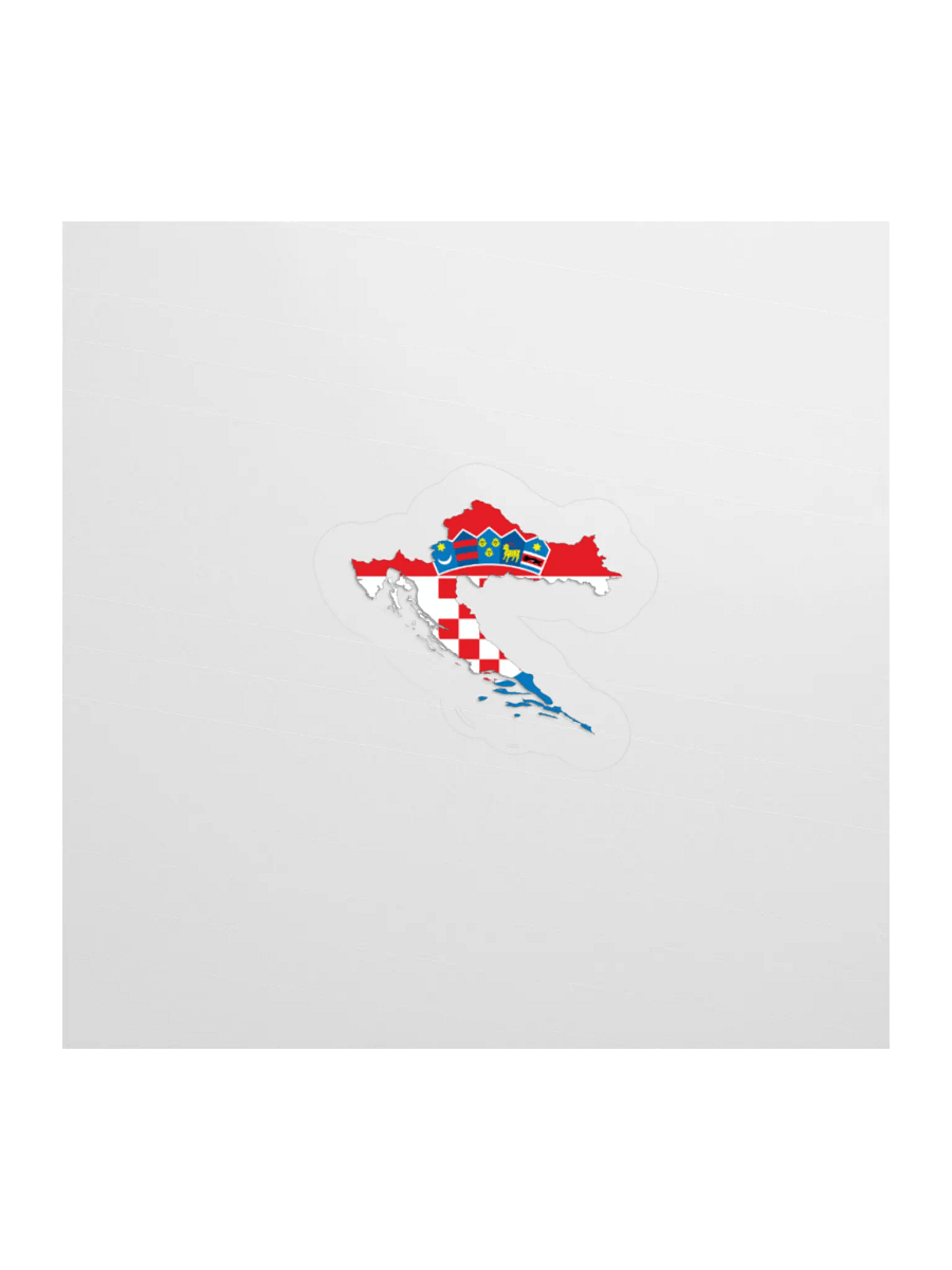 Croatian Flag Kiss Cut Stickers product image (3)