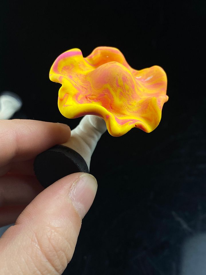 Pink and Yellow Tie dye Mushroom product image (1)