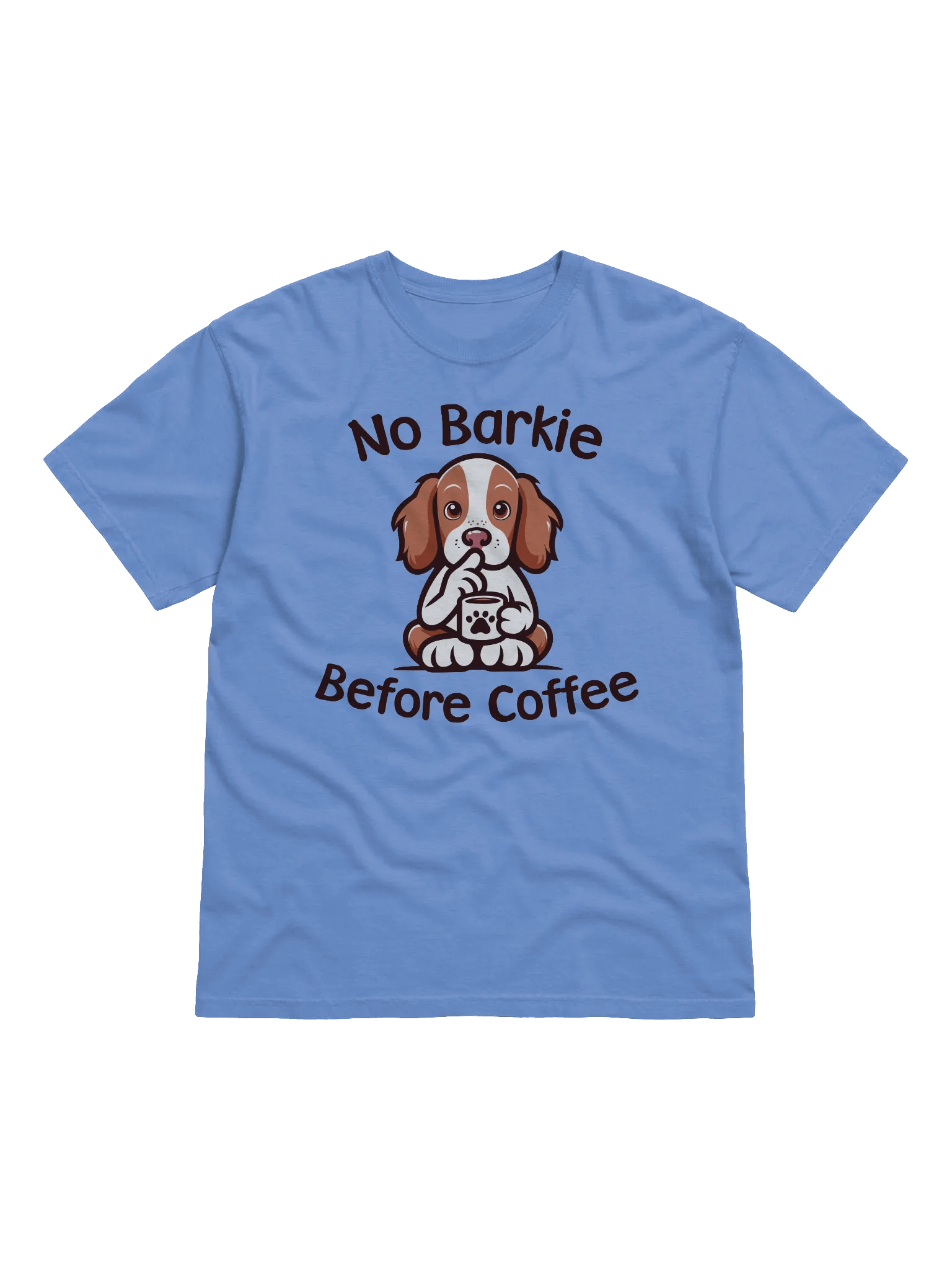 No Barkie Before Coffee Brittany Spaniel - Tee product image (1)
