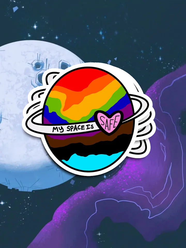 My Space is Safe Sticker product image (1)