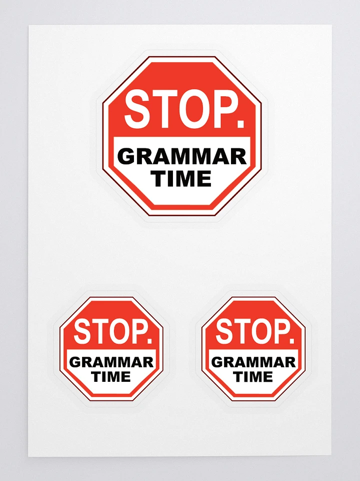 Grammar Time Stickers product image (1)