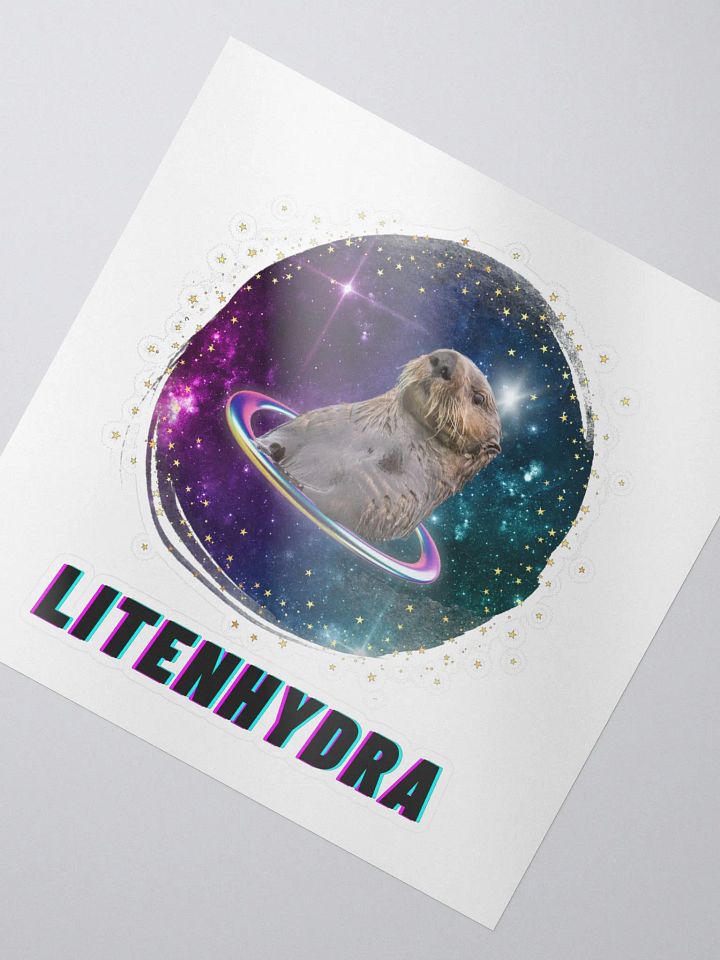 Sea Otter in Space Sticker product image (2)