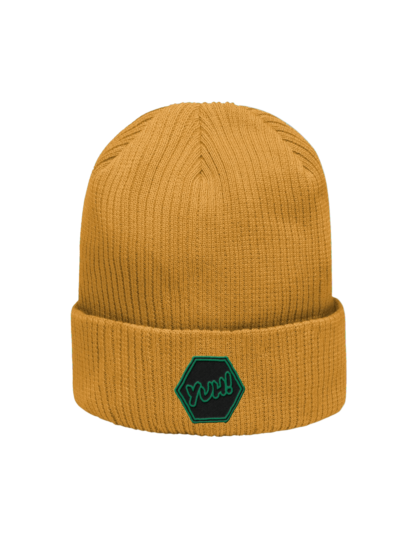 Yuh! Blackout, Reverse Colorway - Atlantis Organic Ribbed Beanie product image (55)