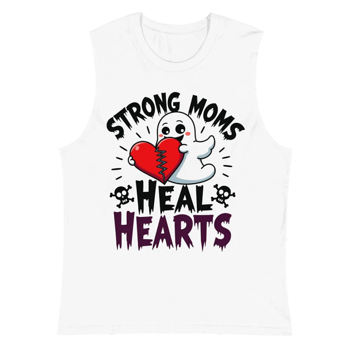 Strong Moms Heal Hearts Muscle Tank product image (2)