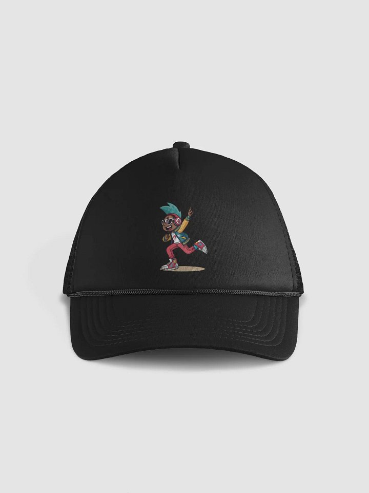 Funky Cartoon Character Foam Trucker Hat product image (1)
