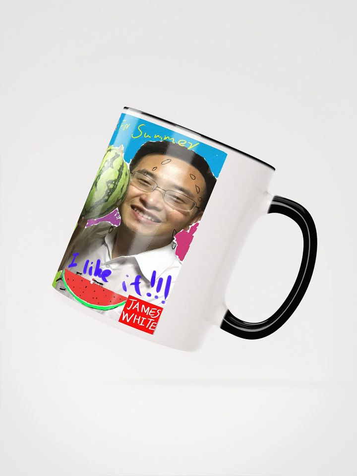 Ceramic Mug with Color Inside: watermelon product image (3)