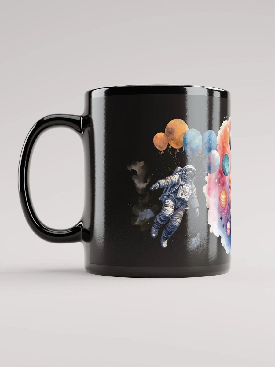 Astronaut Adventure Black Glossy Mug product image (6)