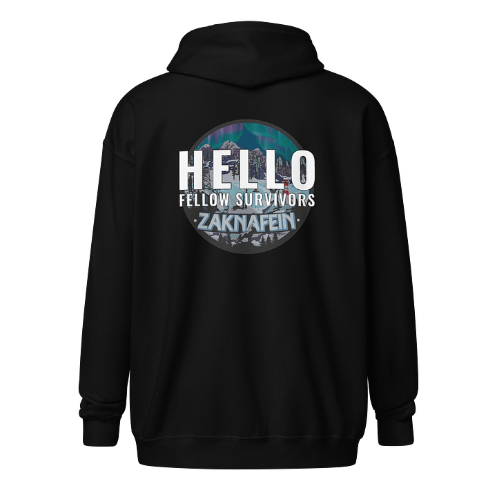 Zaknafein - "Hello Fellow Survivors" Zip Up Hoodie product image (1)