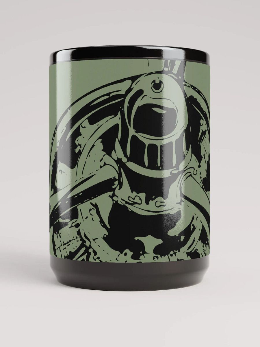 DC-3 Dakota Art Mug Vintage Black & Green Pilot Gift product image (5)