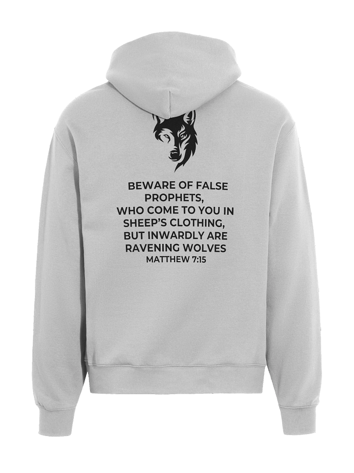 Matthew 7:15 Eclipse Oversized Hoodie [Dark] product image (1)