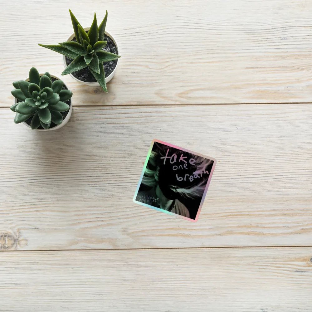 take one breath sticker product image (10)