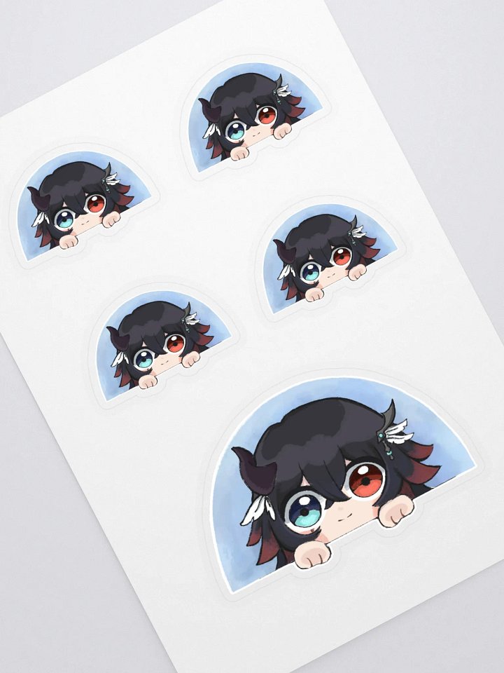 Yune Chibi Peek Stickers product image (1)