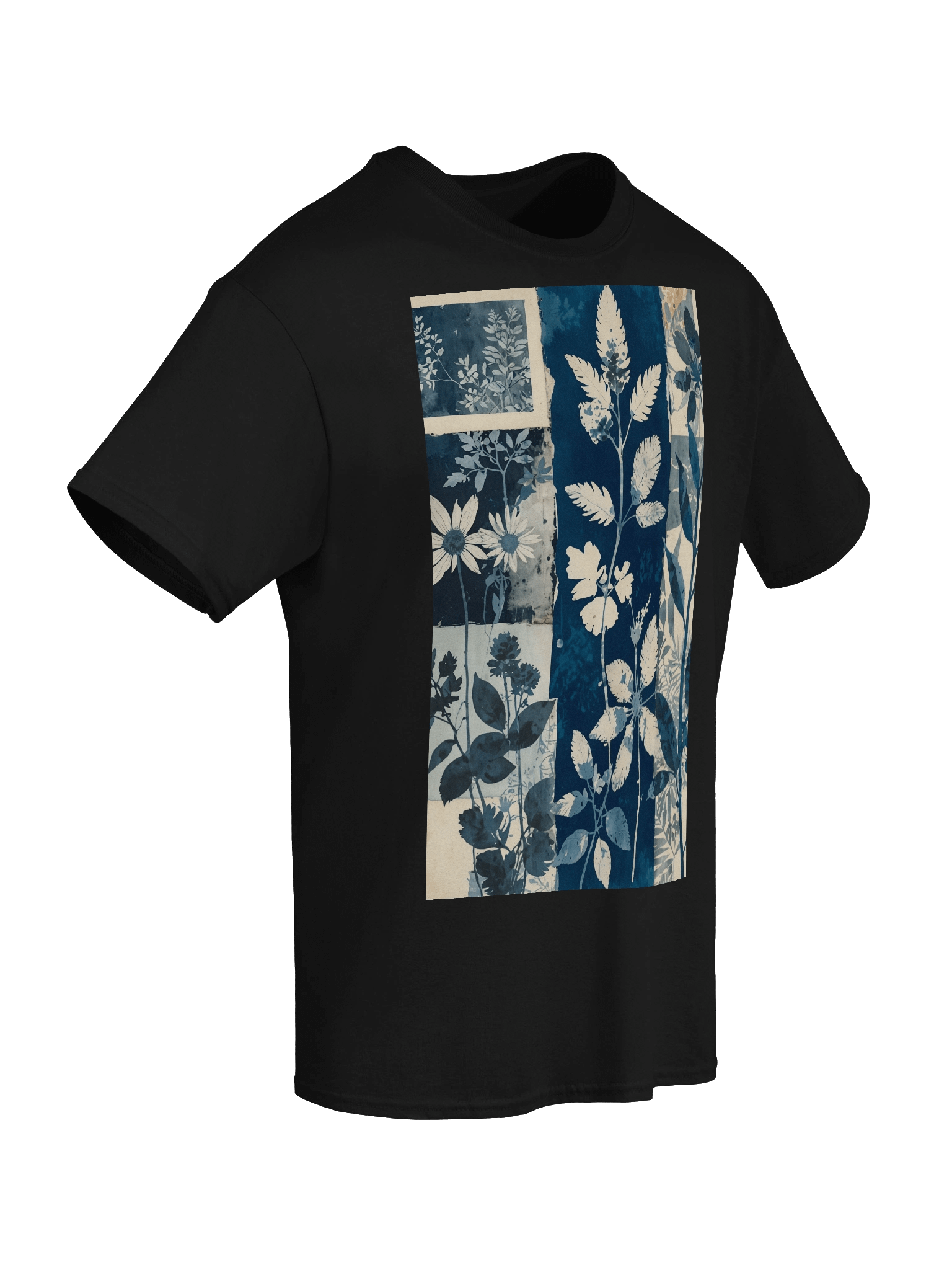 Cyanotype Botanical Collage Graphic Tee product image (51)