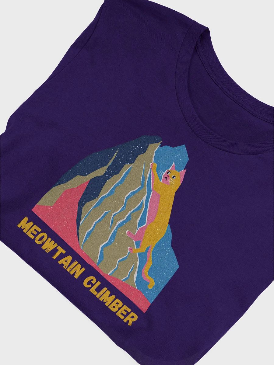 Meowtain Climber - Climbing T-Shirt product image (9)