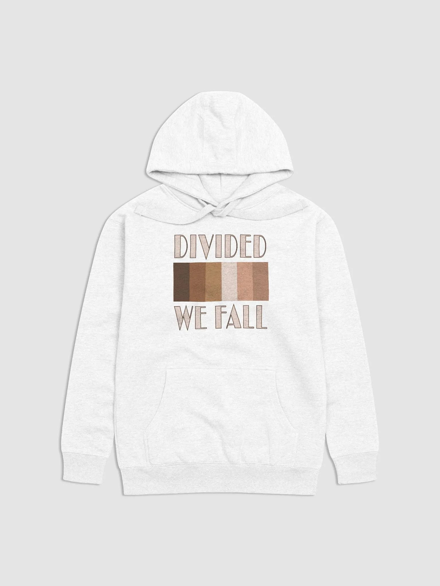 Divided We Fall - Skin Colour One - Cotton Heritage Unisex Premium Hoodie product image (2)