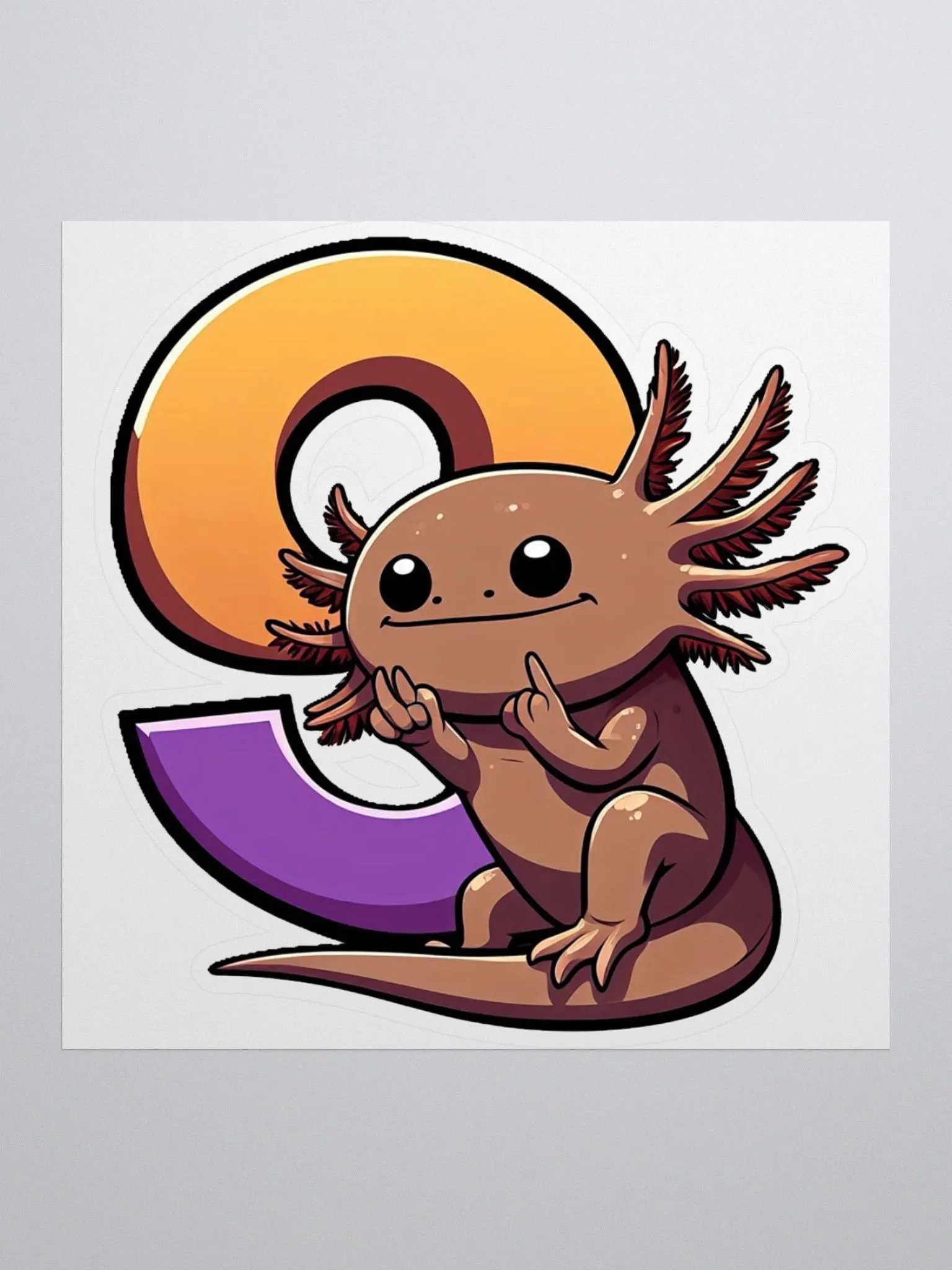 S3 The Wild Axolotls Team Sticker product image (1)