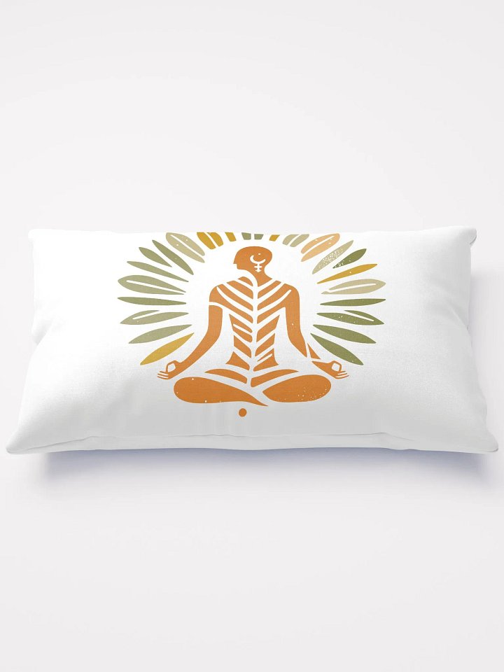 Zem Leaf - Radiant Serenity All-Over Print Pillow product image (2)