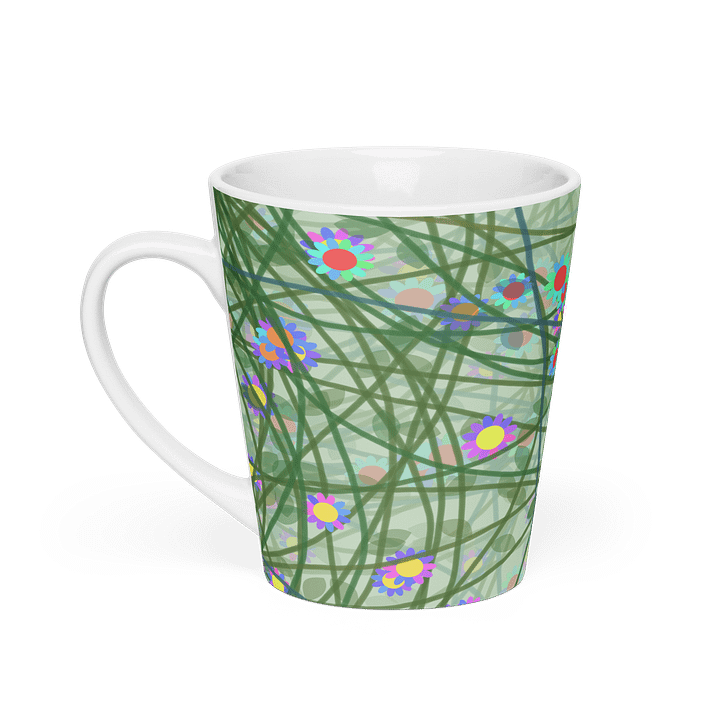Vibrant Vines Latte Mug product image (1)