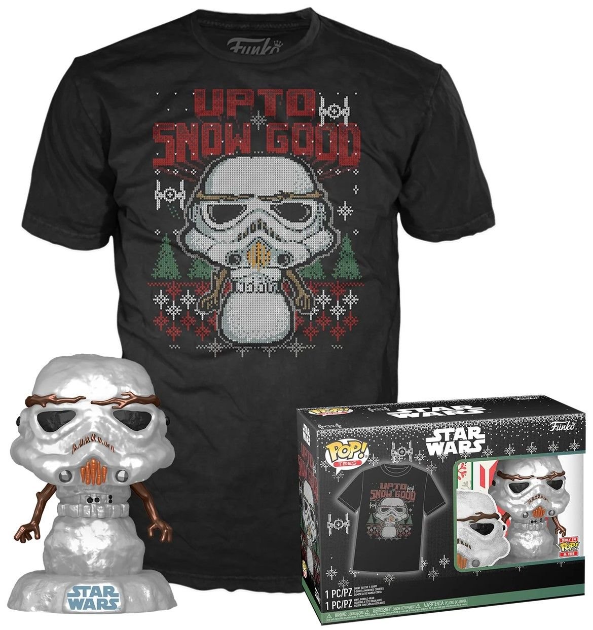 Set Funko POP! Collector's Box: Movies - Star Wars (Holiday Stormtrooper) (Metallic) product image (1)