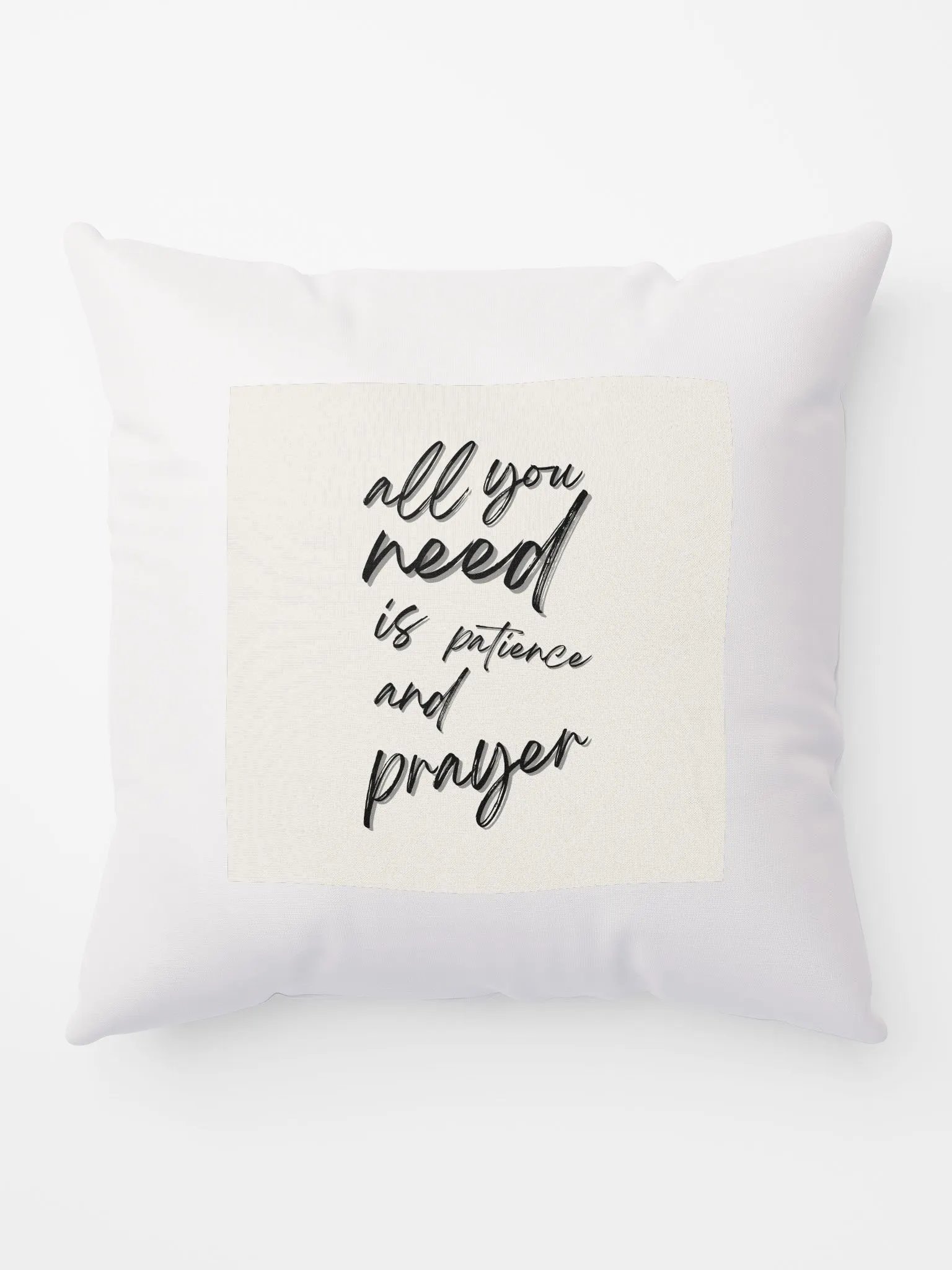 Patience and Prayer Pillow product image (5)