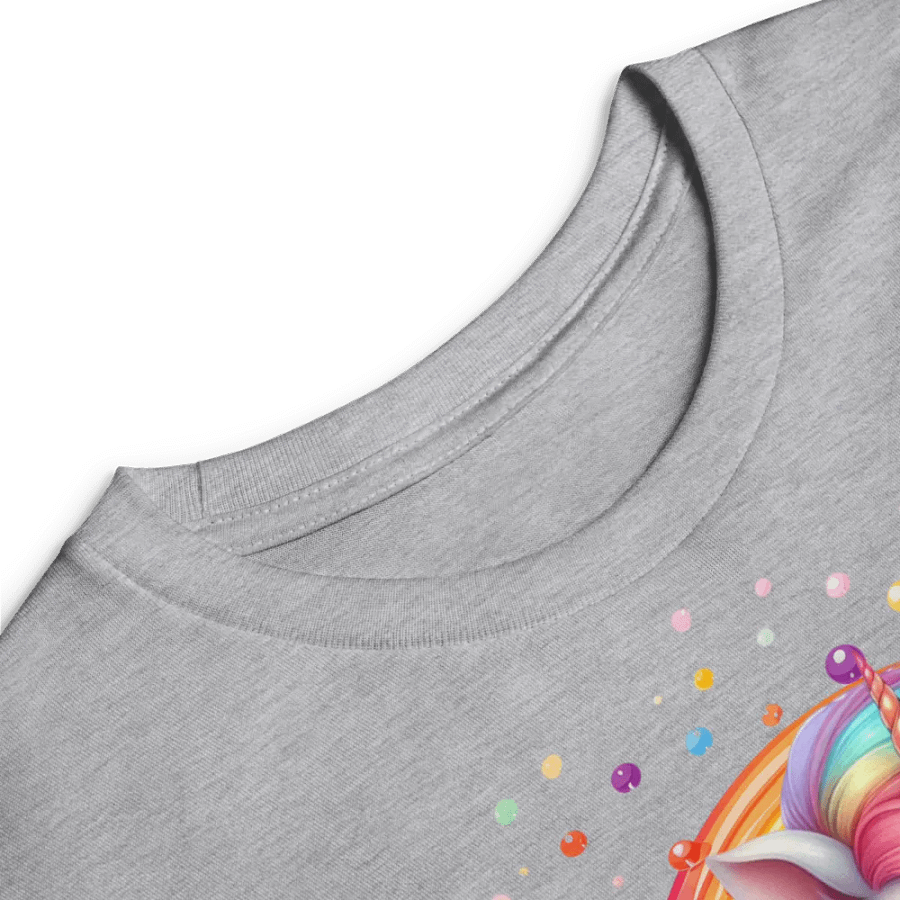 Rainbow Unicorn Youth Long Sleeve T-Shirt Front & Back Design product image (7)