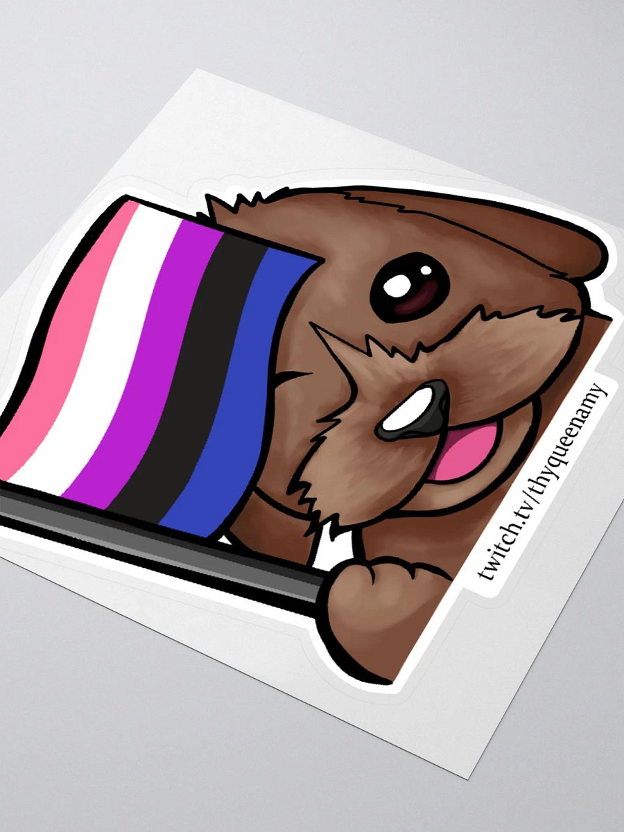 Genderfluid Pride Pablo Sticker product image (8)