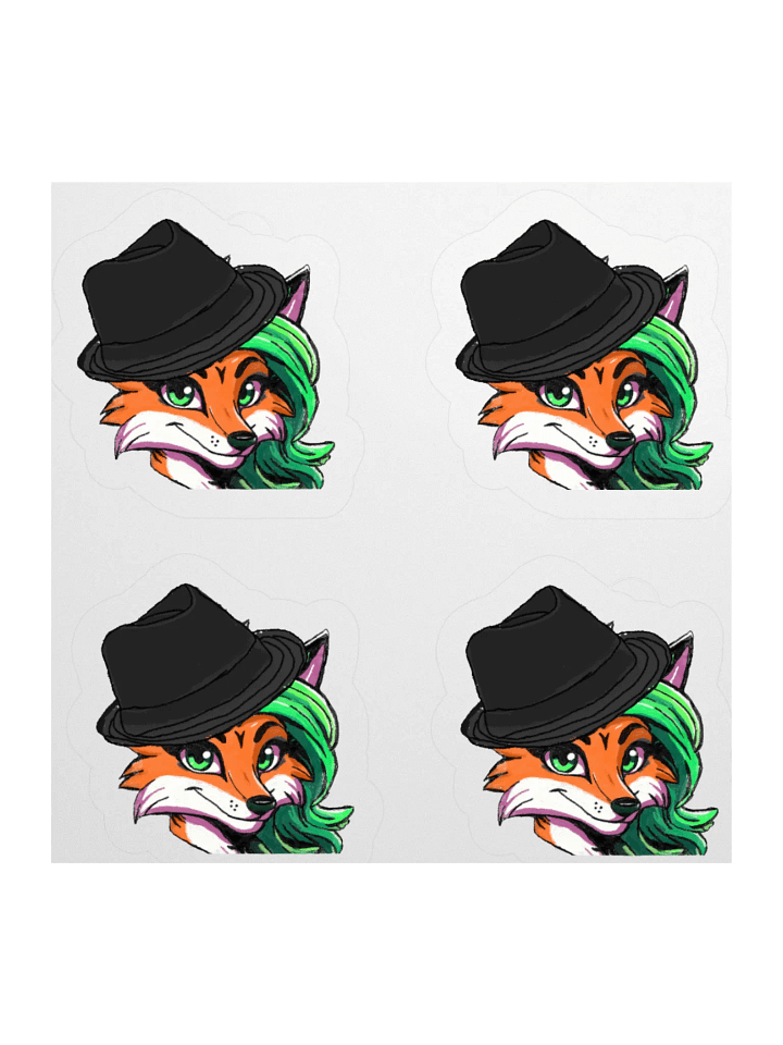 Foxy Fedora Kiss Cut Stickers product image (2)