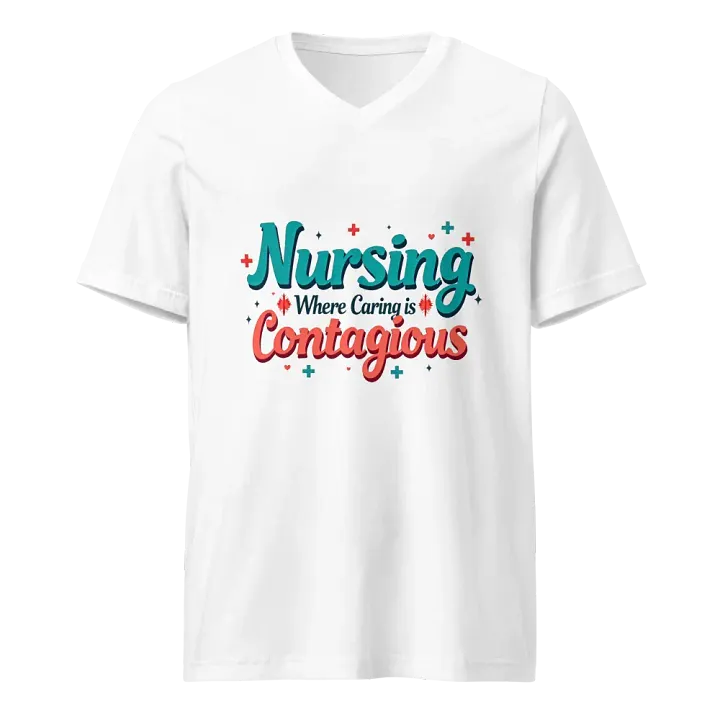 Contagious Care V-Neck Tee product image (1)